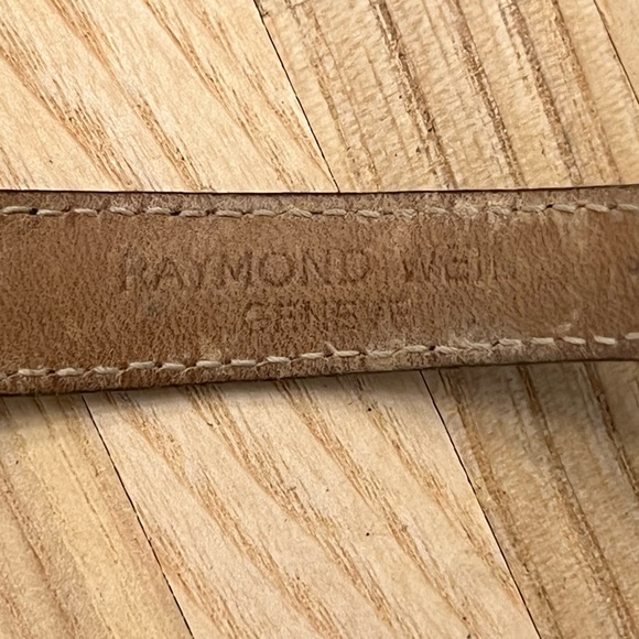 Raymond Weil Geneve Ladies Watch Ultra Rare 18K Gold Plated Case White Dial - Picture 13 of 17